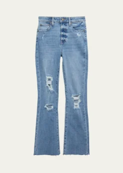 KatieJ NYCGirl's Distressed Jeans, Size S-XL