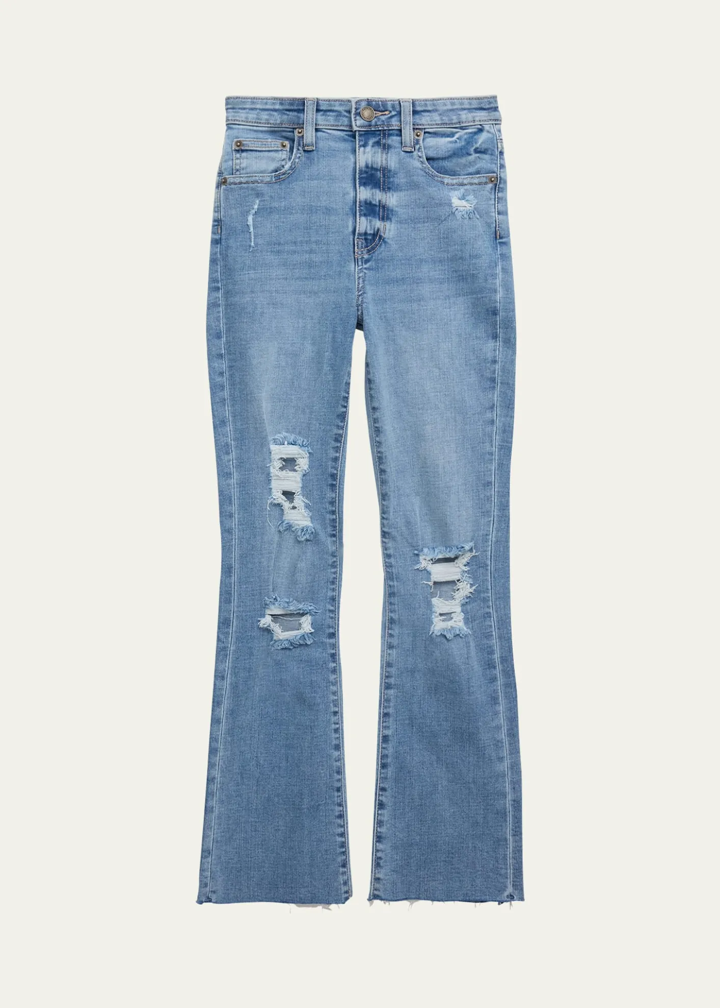 KatieJ NYCGirl's Distressed Jeans, Size S-XL