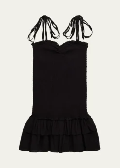 KatieJ NYCGirl's Meri Smocked Tween Dress W/ Ruffle Skirt, Size S-XL