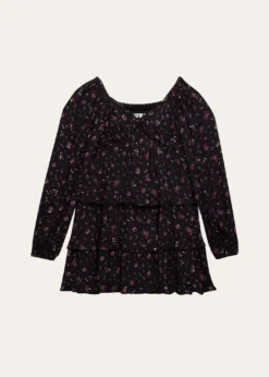KatieJ NYCGirl's Tween Annalise Tiered Floral-Print Dress, Size S-XL