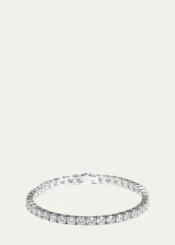Kendall Row14K White Gold Lab Grown Diamond Tennis Bracelet, 7"L, 10.00tcw