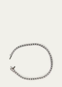 Kendall Row14K White Gold Lab Grown Diamond Tennis Bracelet, 7