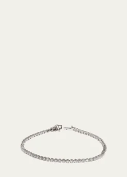 Kendall Row14K White Gold Lab Grown Diamond Tennis Bracelet