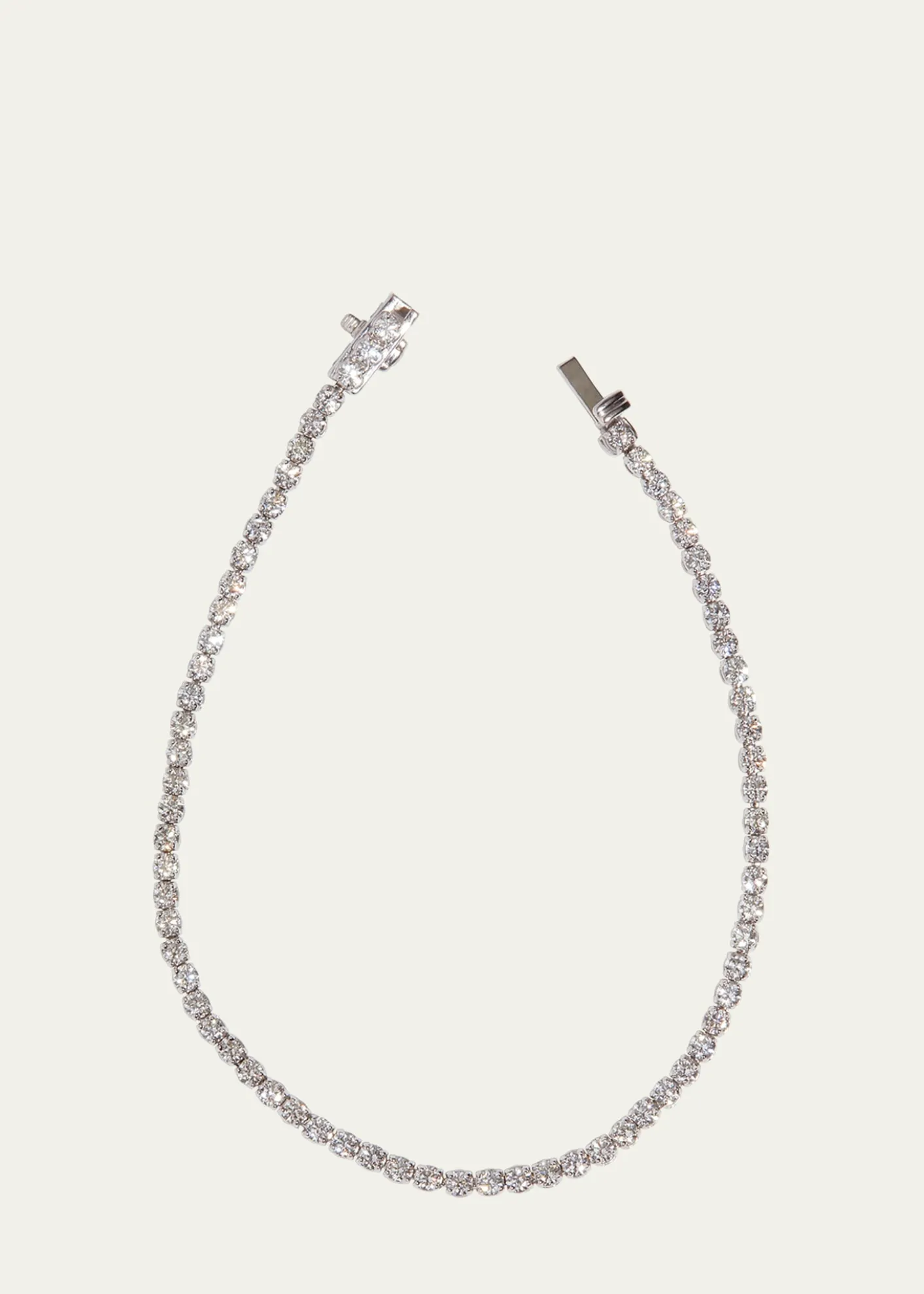 Kendall Row14K White Gold Lab Grown Diamond Tennis Bracelet