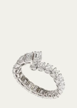 Kendall Row14K White Gold Lab Grown Diamond Eternity Band