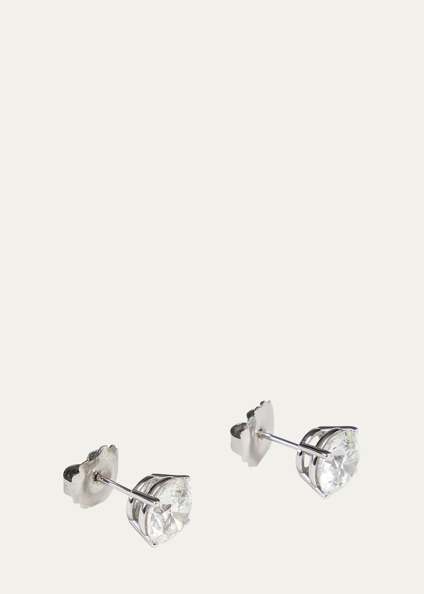 Kendall Row14K White Gold Lab Grown Diamond Stud Earrings, 5.00tcw