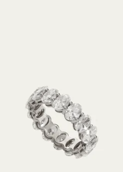 Kendall Row14K White Gold Oval Lab Grown Diamond Eternity Band