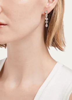 Kendall Row14K Yellow Gold Fancy Shape Lab Grown Diamond Dangle Earrings