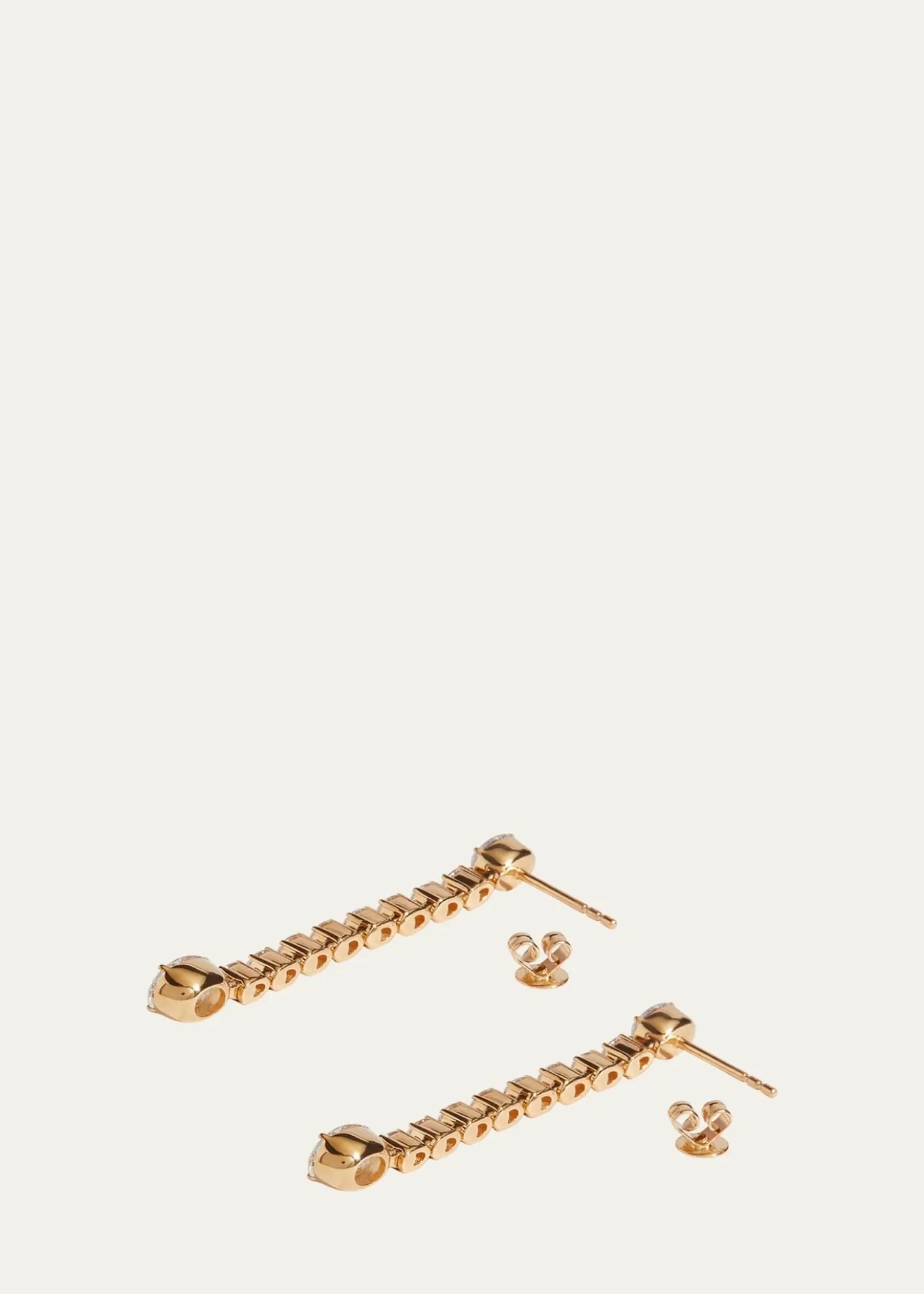 Kendall Row14K Yellow Gold Lab Grown Diamond Dangle Earrings