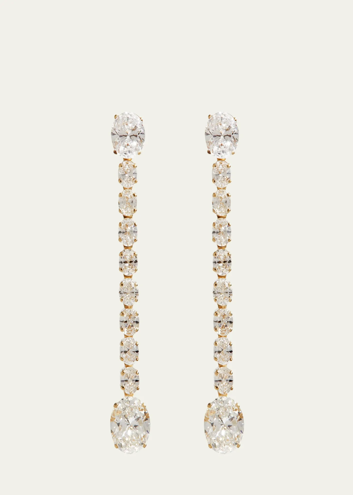Kendall Row14K Yellow Gold Lab Grown Diamond Dangle Earrings