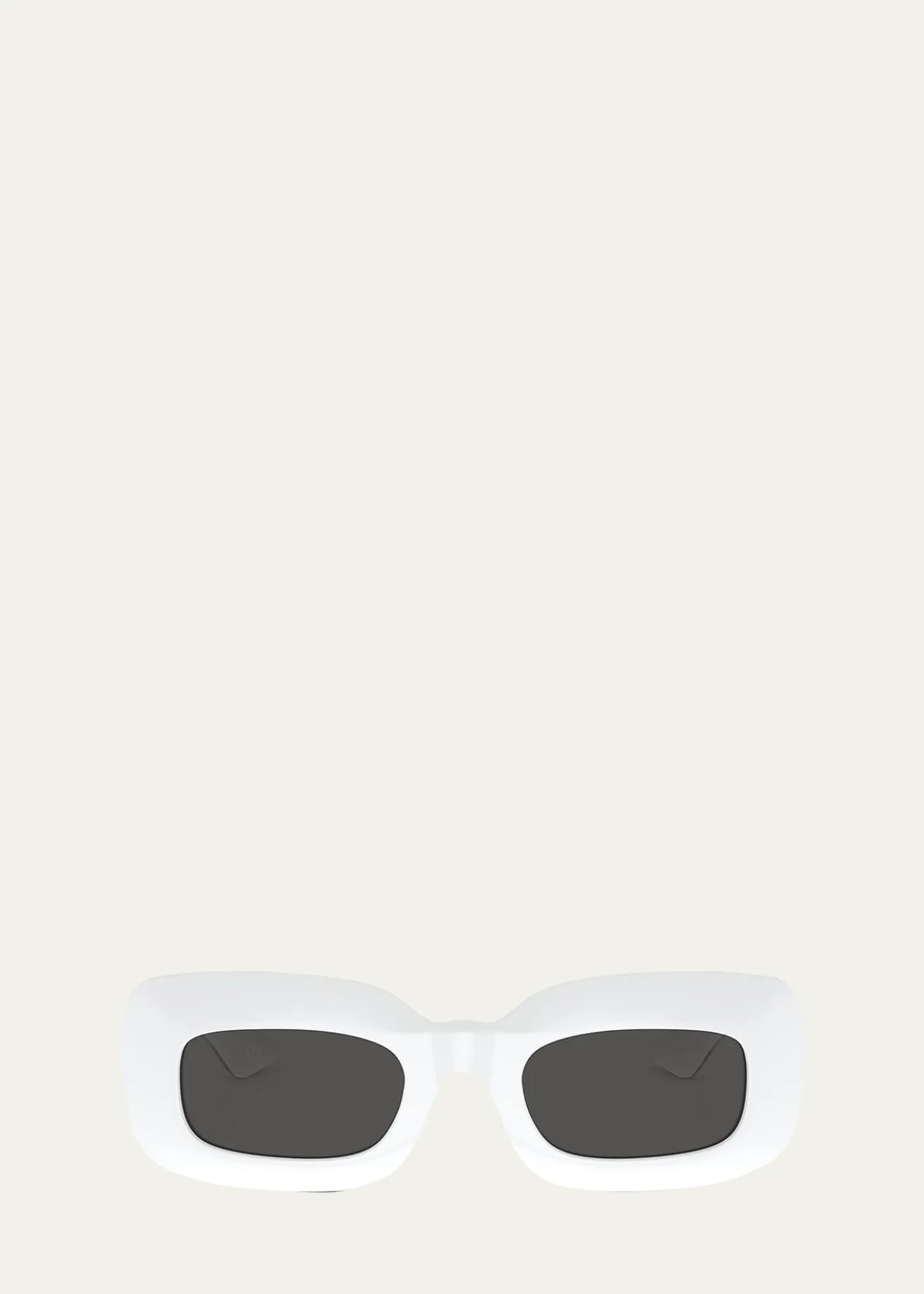KHAITE x Oliver PeoplesBeveled Acetate Rectangle Sunglasses