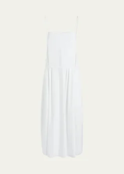 KhaiteAdira Sleeveless Pleated Midi Dress