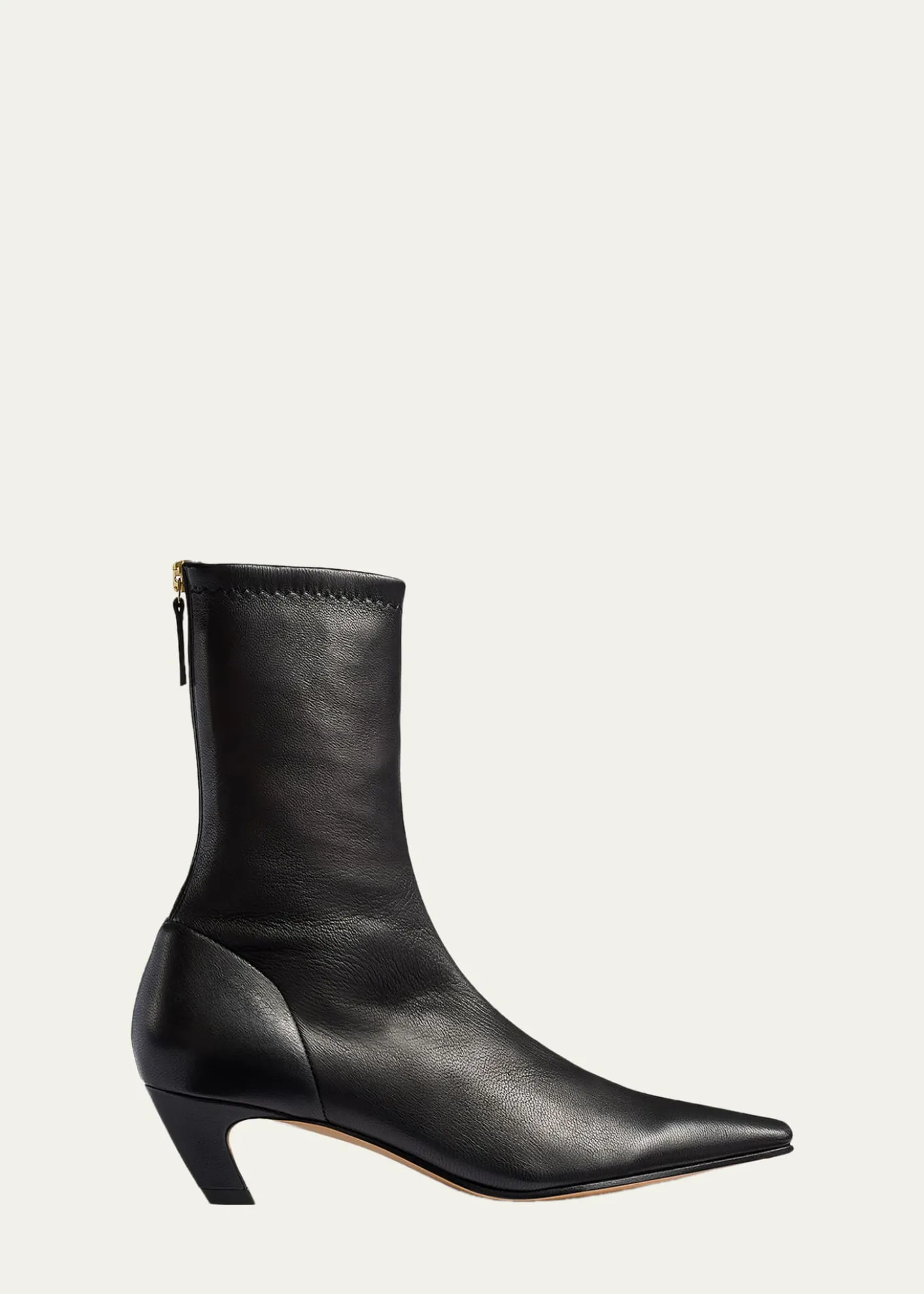 KhaiteArizona Leather Ankle Boots