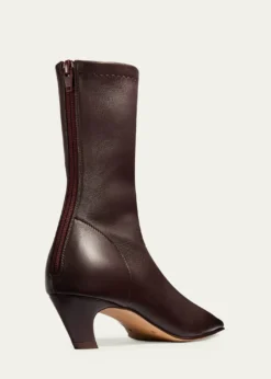 KhaiteArizona Leather Ankle Boots