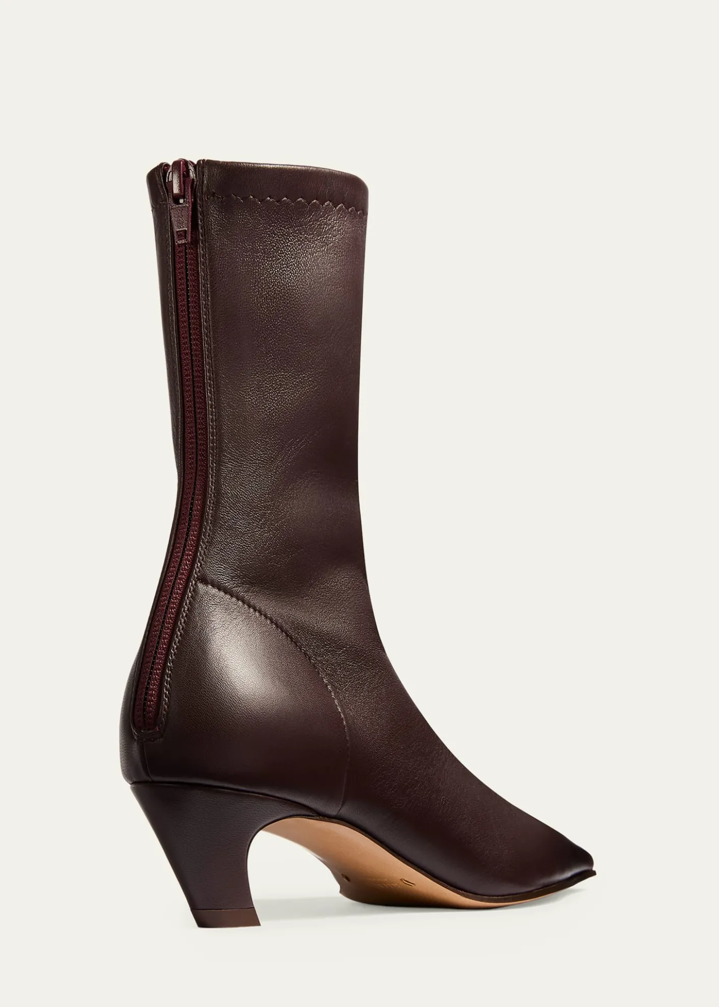 KhaiteArizona Leather Ankle Boots