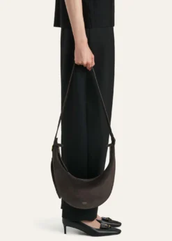 KhaiteAugustina Small Suede Crossbody Bag