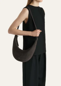 KhaiteAugustina Small Suede Crossbody Bag