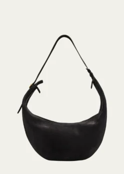 KhaiteAugustina Zip Suede Hobo Bag