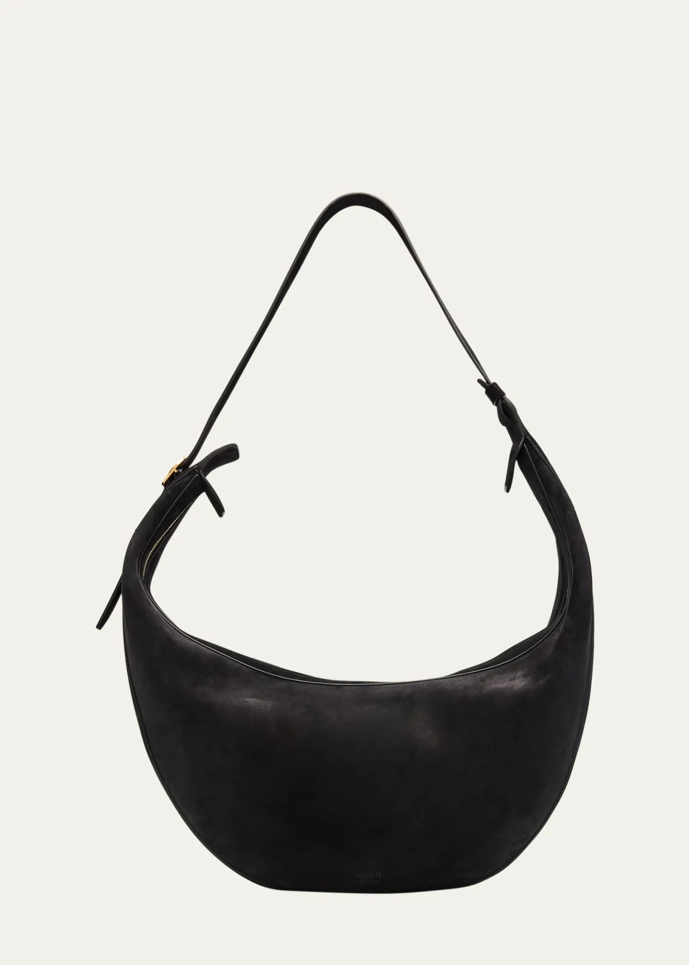 KhaiteAugustina Zip Suede Hobo Bag