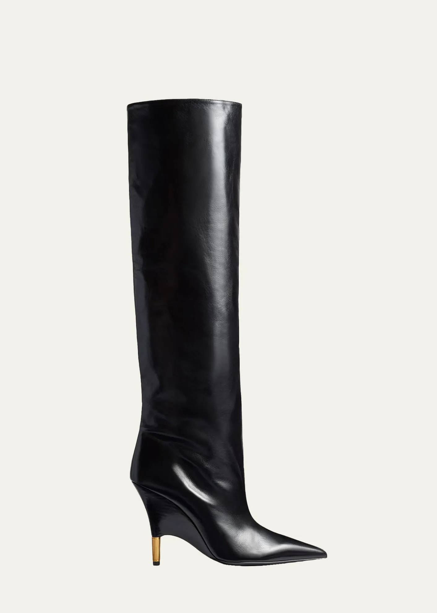 KhaiteBella Leather Knee-High Boots