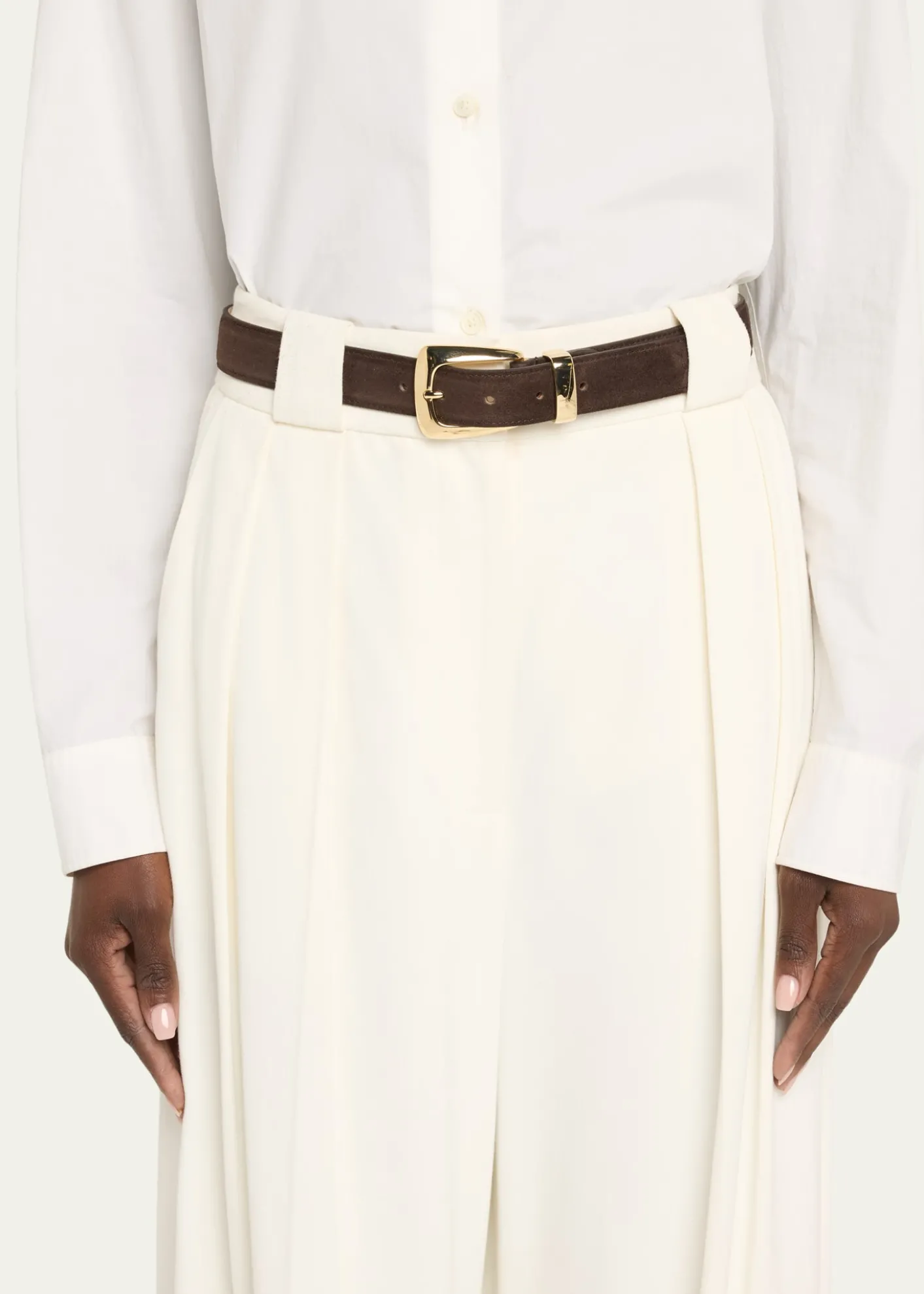 KhaiteBenny Suede Belt