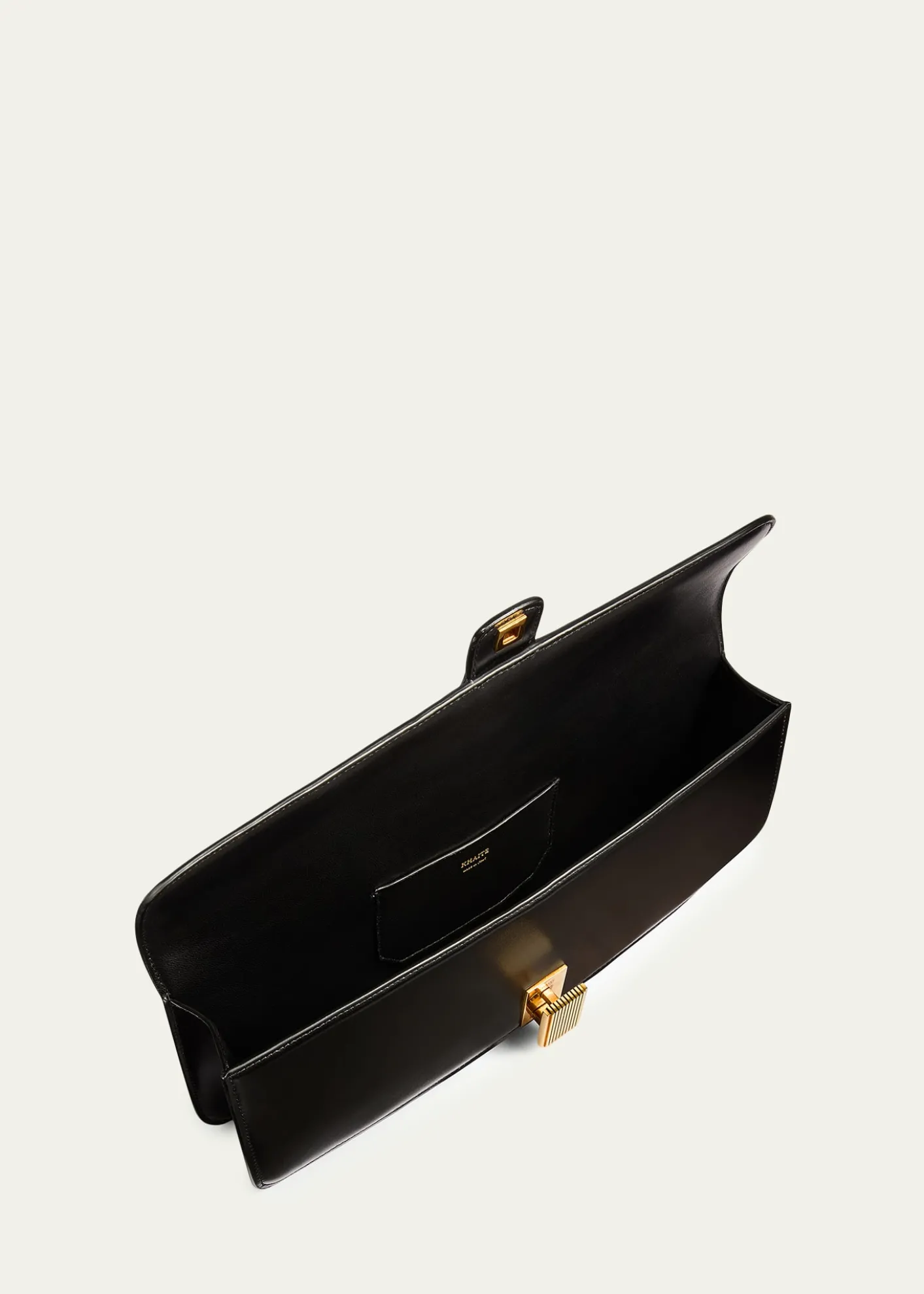 KhaiteBlake Box Leather Clutch Bag