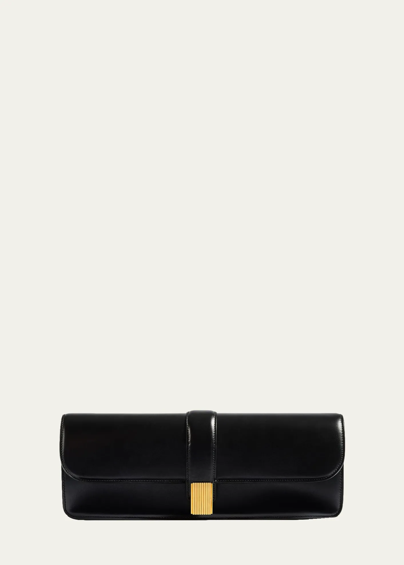 KhaiteBlake Box Leather Clutch Bag
