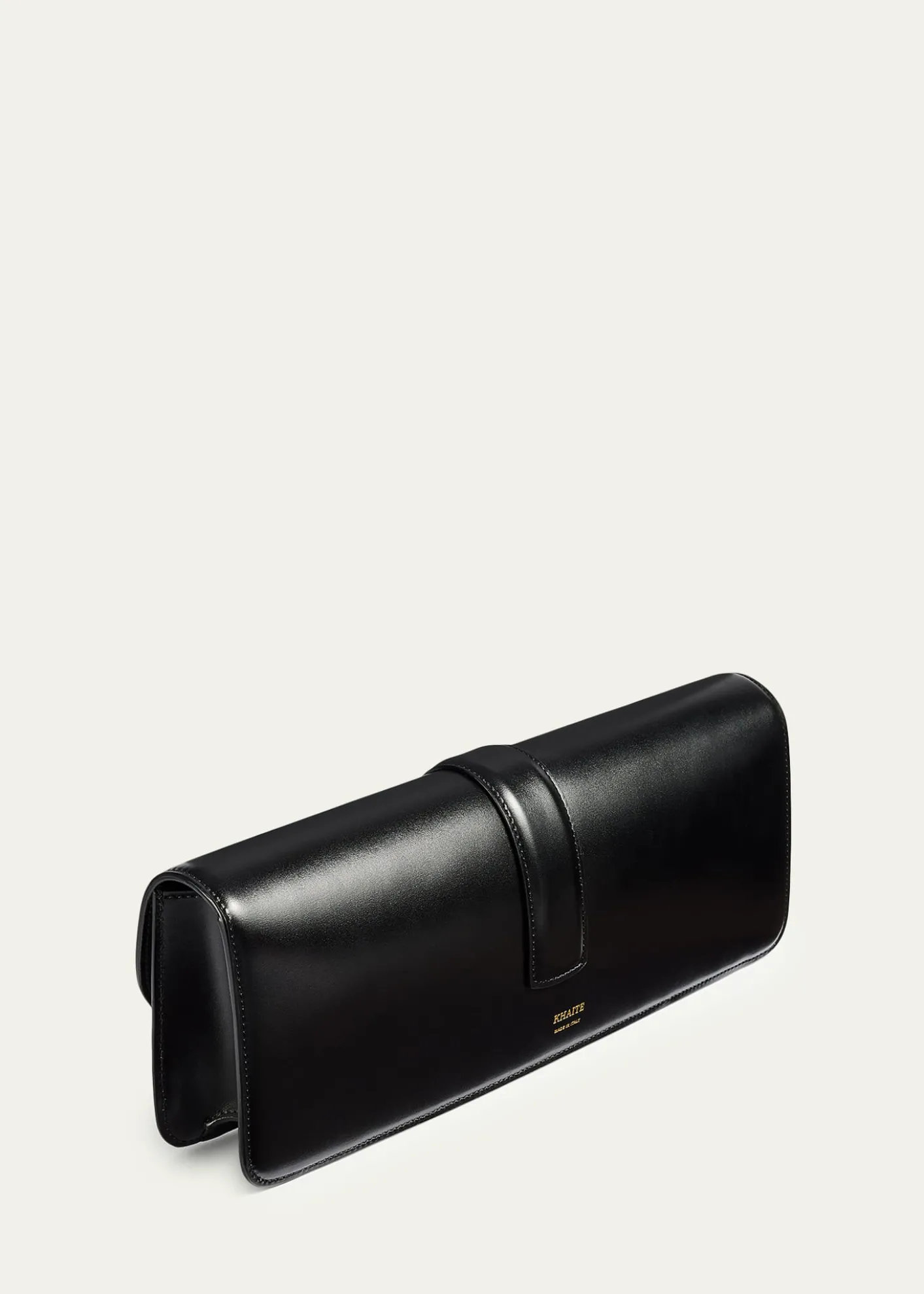 KhaiteBlake Box Leather Clutch Bag