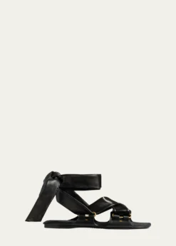 KhaiteBoden Leather Lace-Up Sandals