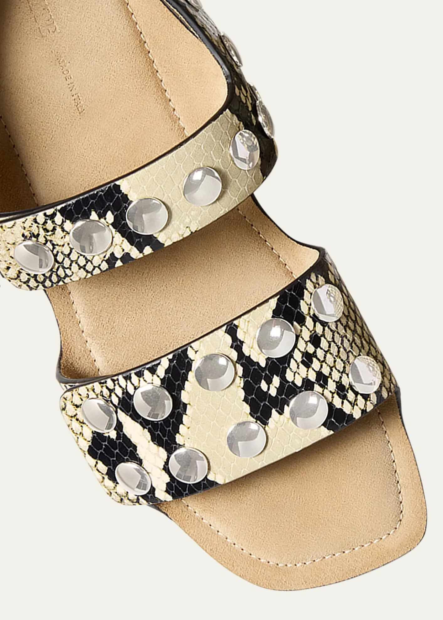 KhaiteBoden Studded Leather Flat Sandals