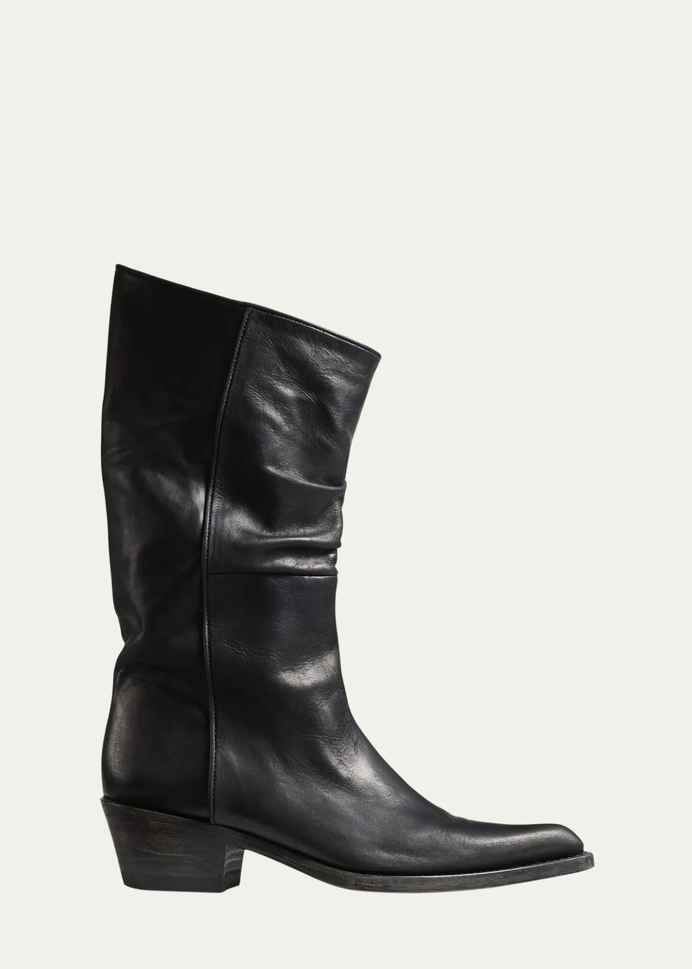 KhaiteClive Calfskin Moto Boots