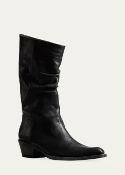 KhaiteClive Calfskin Moto Boots
