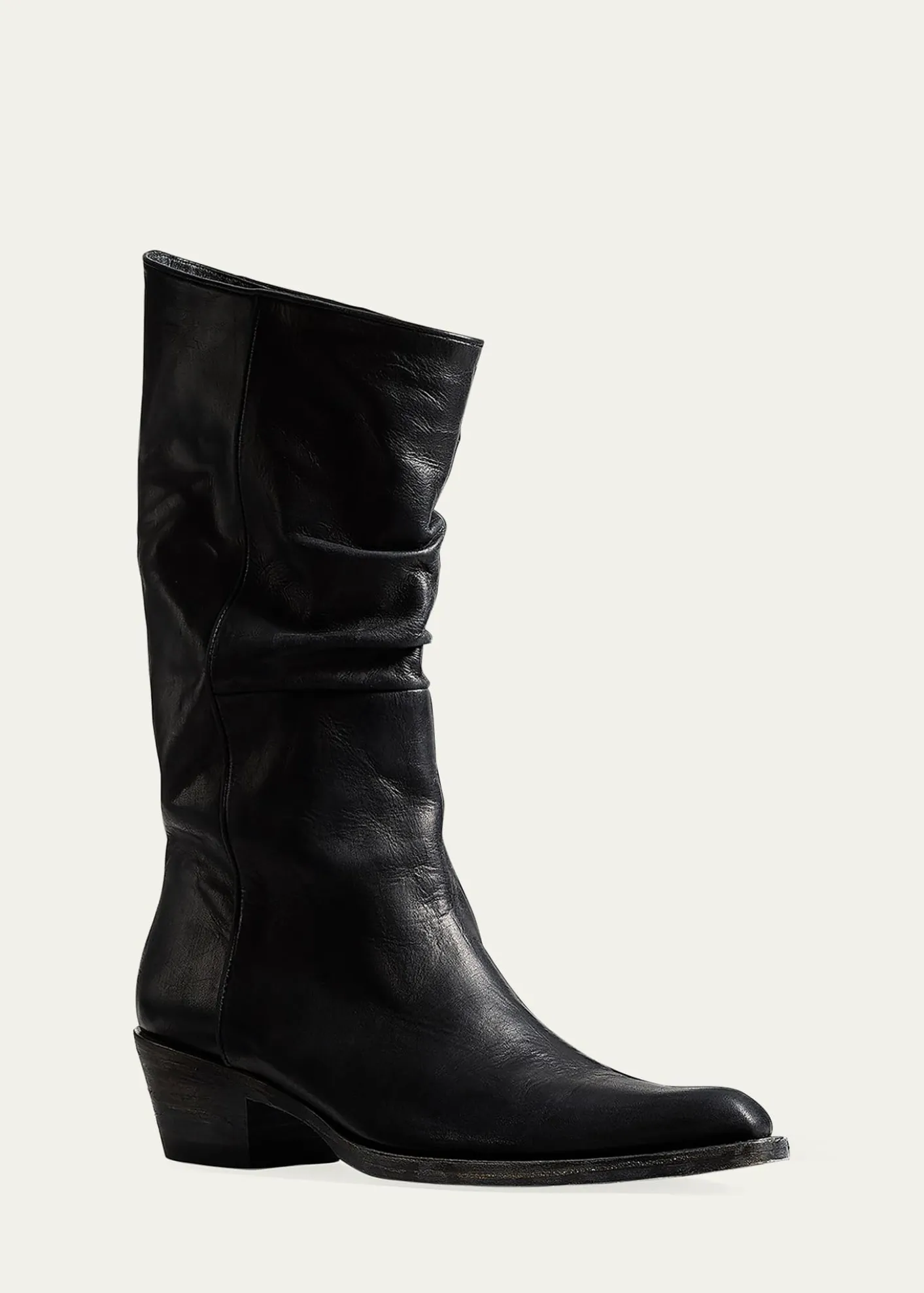 KhaiteClive Calfskin Moto Boots