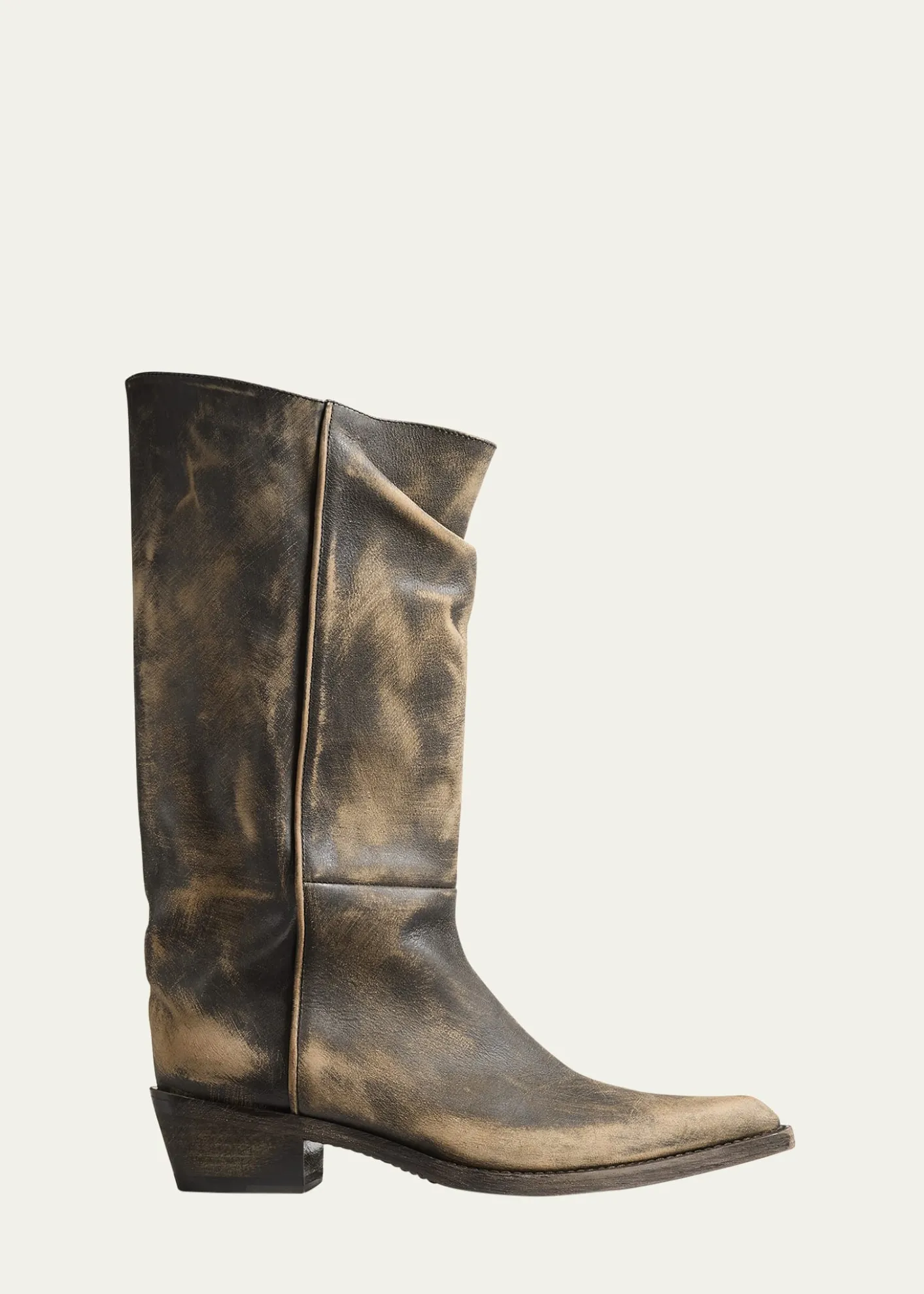 KhaiteClive Rustic Calfskin