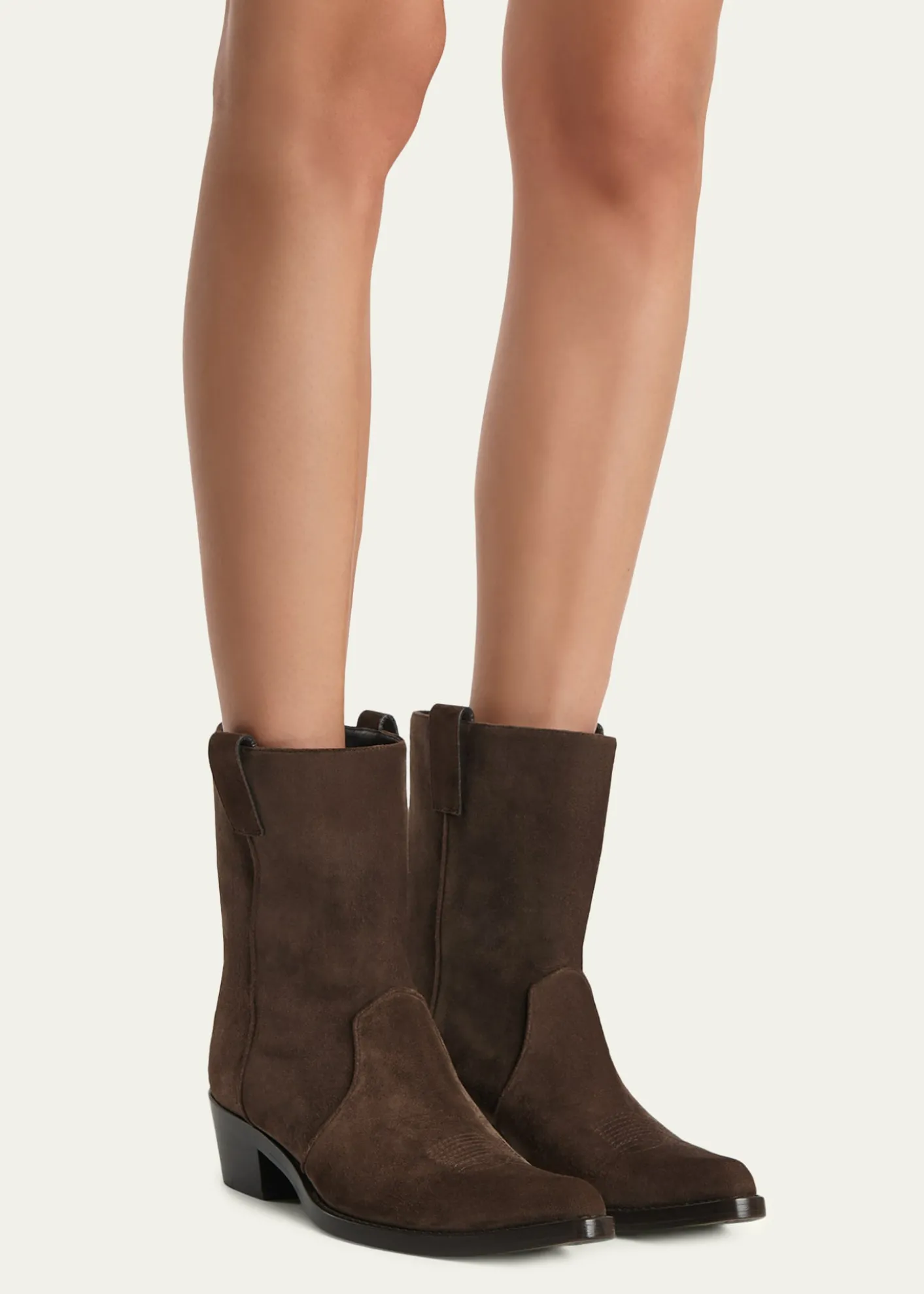 KhaiteClive Suede Ankle Boots