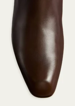 KhaiteColt Leather Knee-High Boots