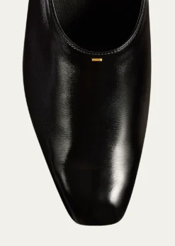 KhaiteColt Leather Slip-On Loafers