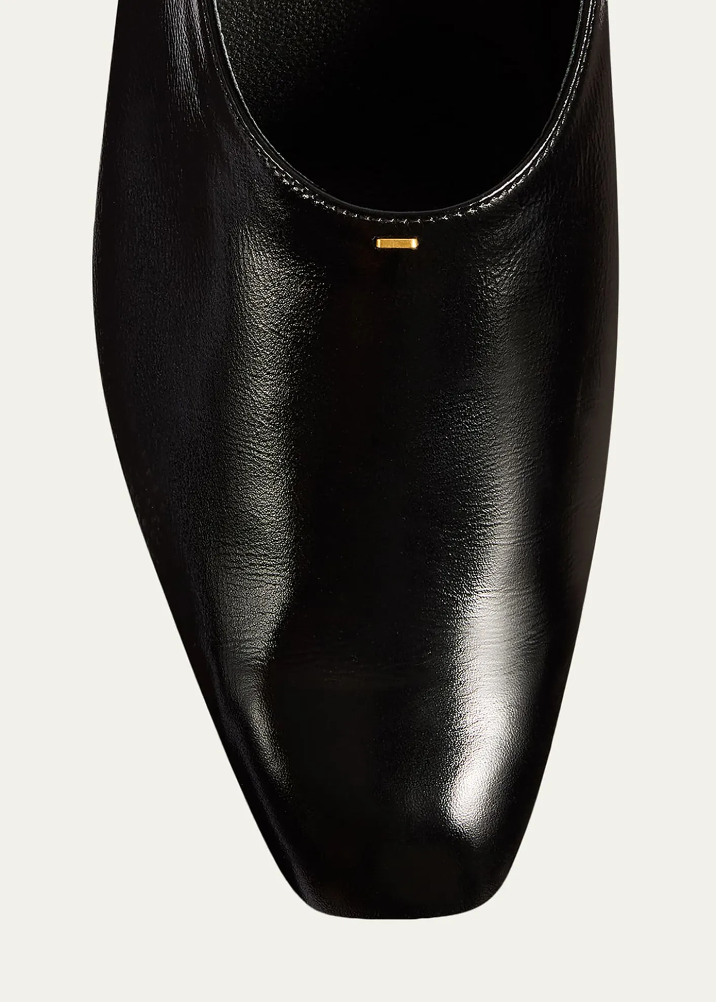 KhaiteColt Leather Slip-On Loafers