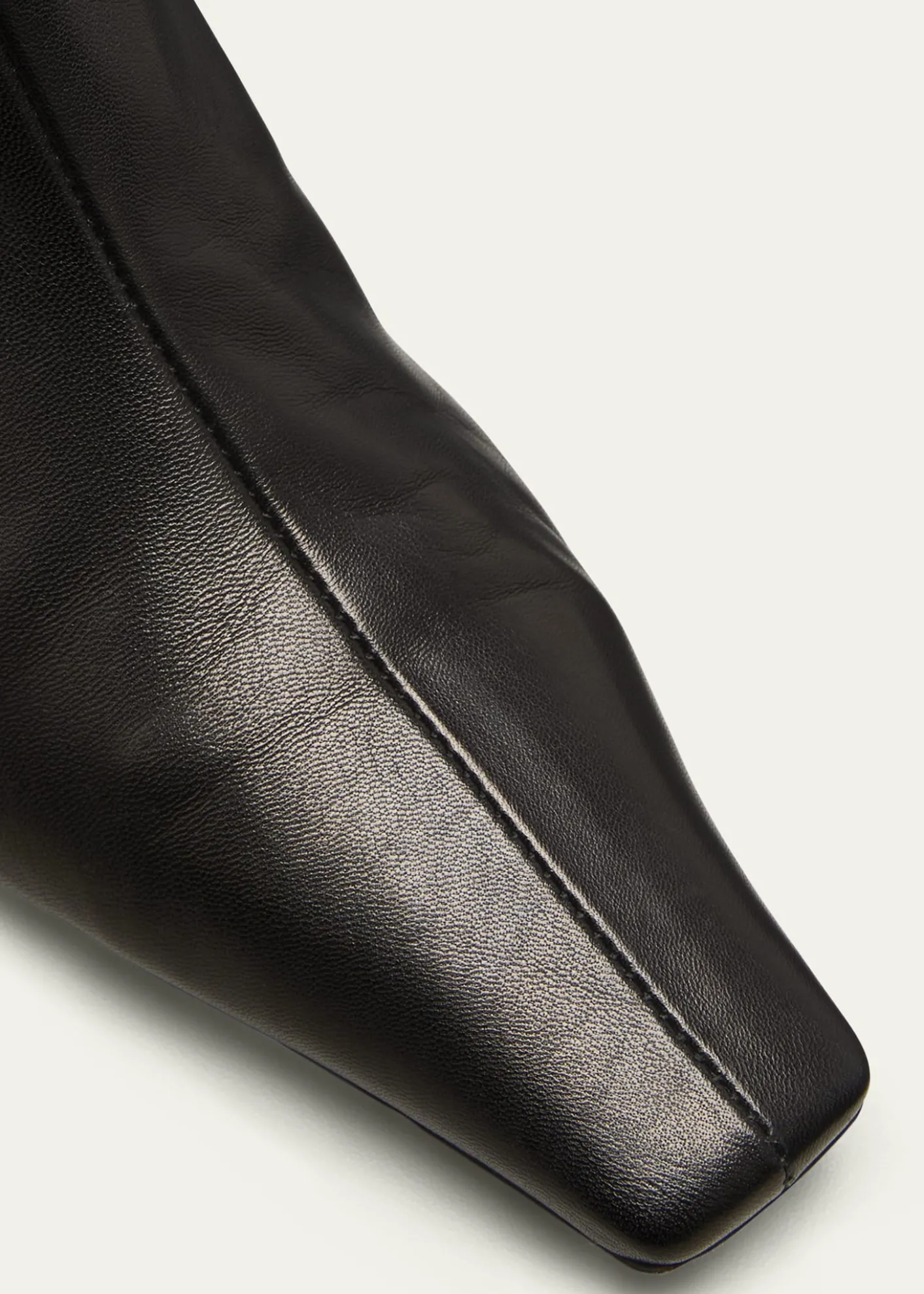 KhaiteDavis Slouchy Leather Knee Boots