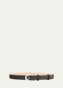 KhaiteDome Suede Belt