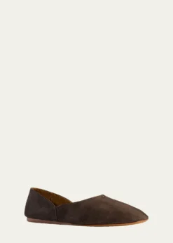 KhaiteJane Suede Ballerina Flats