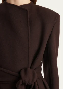 KhaiteJelson Double-Face Wool Wrap Coat