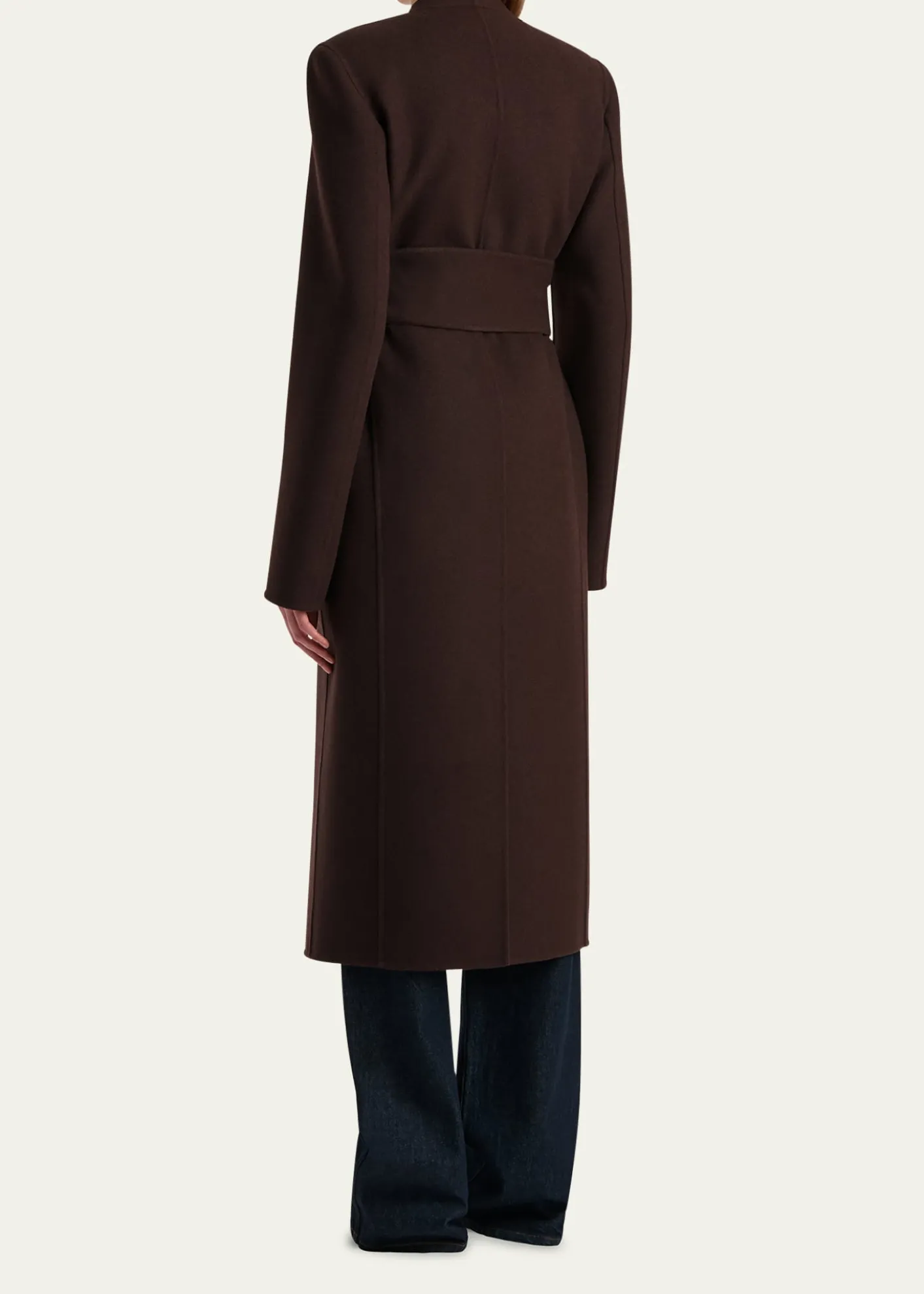 KhaiteJelson Double-Face Wool Wrap Coat