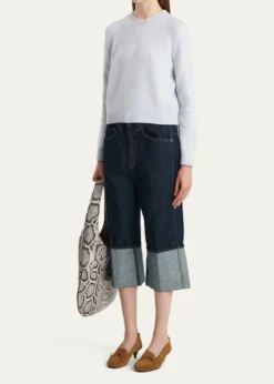 KhaiteLeta Cashmere Crewneck Sweater
