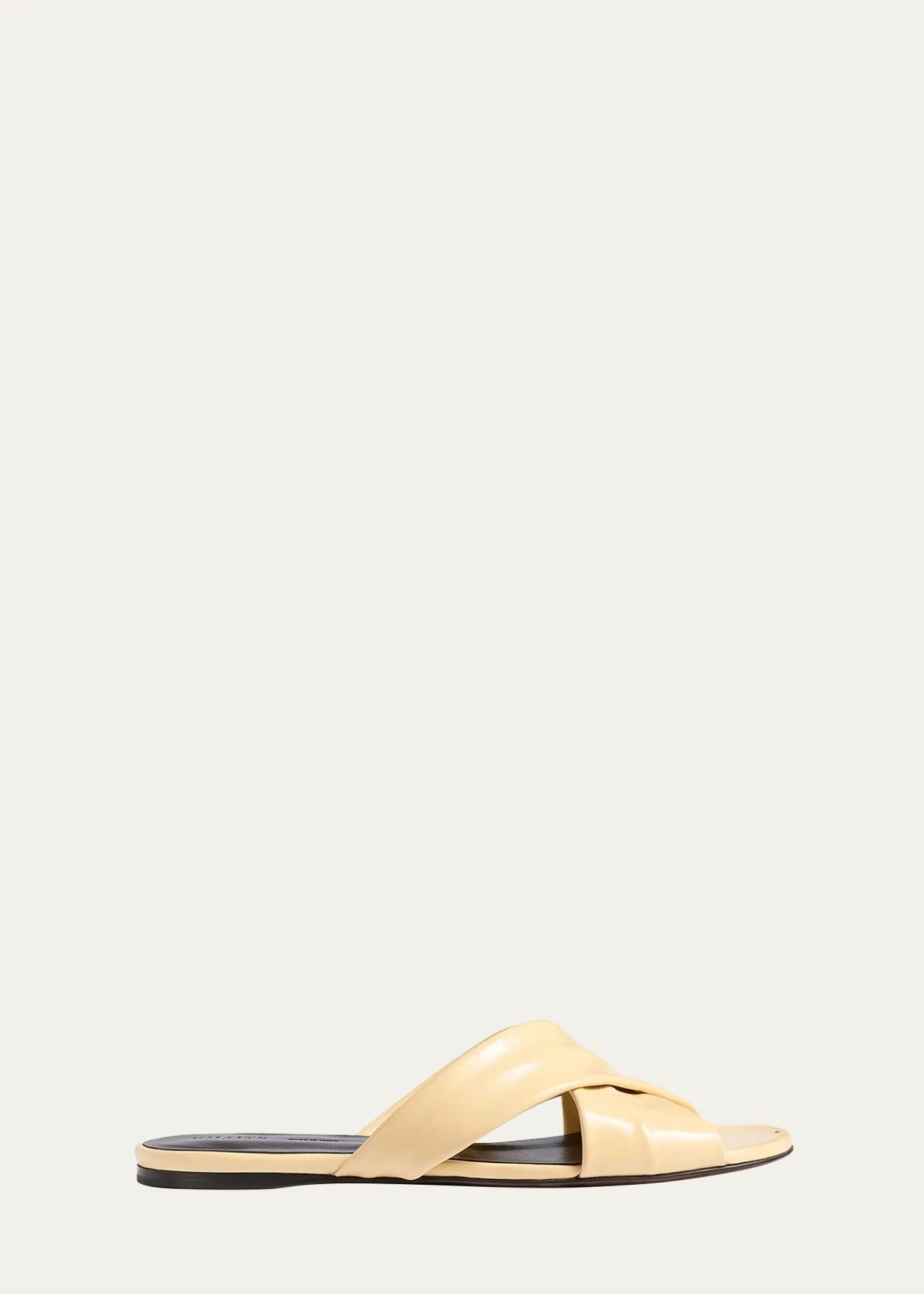 KhaiteLiria Leather Flat Sandals
