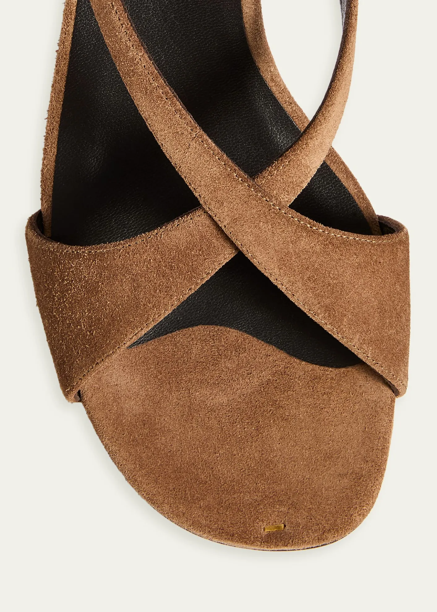KhaiteLiria Suede Ankle-Strap Sandals