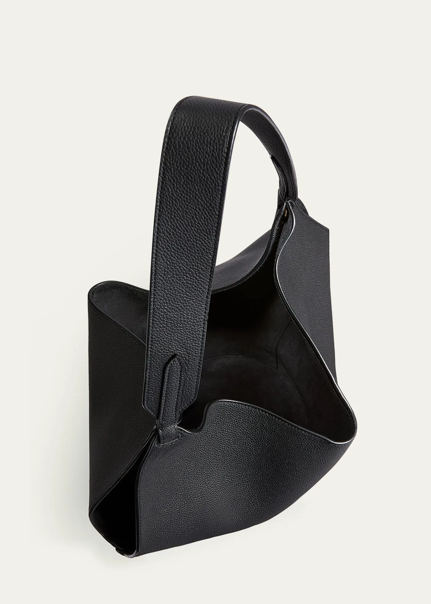 KhaiteLotus Small Calfskin Tote Bag