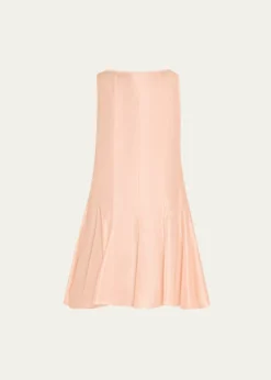 KhaiteMags Sleeveless Paneled Short Dress