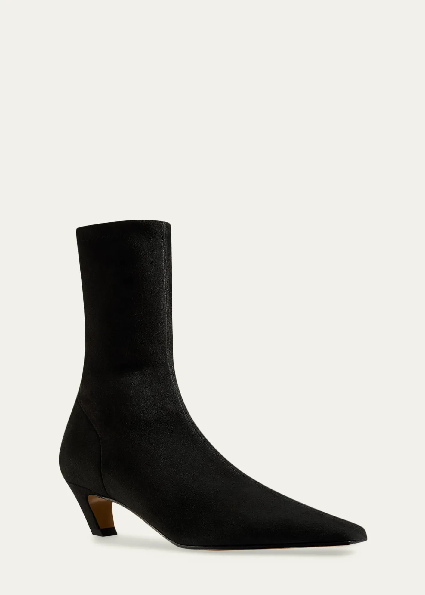 Khaite40mm Arizona Leather Ankle Boots