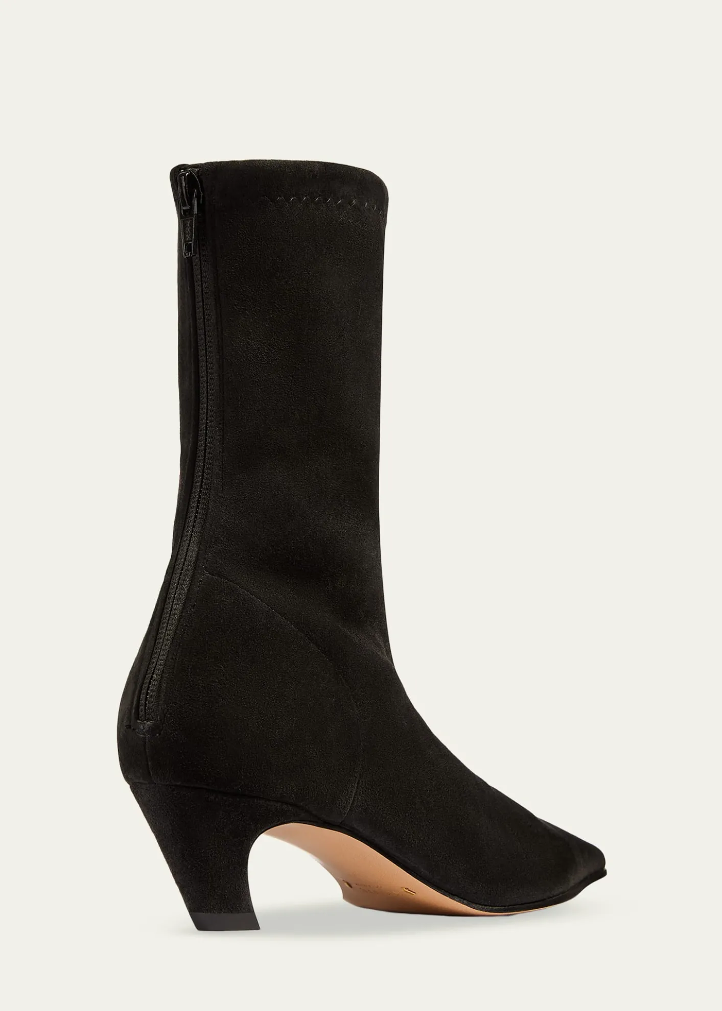 Khaite40mm Arizona Leather Ankle Boots